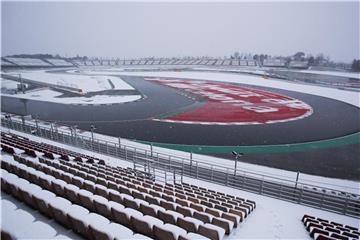 In Barcelona liegt Schnee. Foto: Eric Alonso/ZUMA Wire