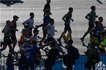 In Berlin sind bisher elf Marathon-Weltrekorde aufgestellt worden. Foto: Paul Zinken