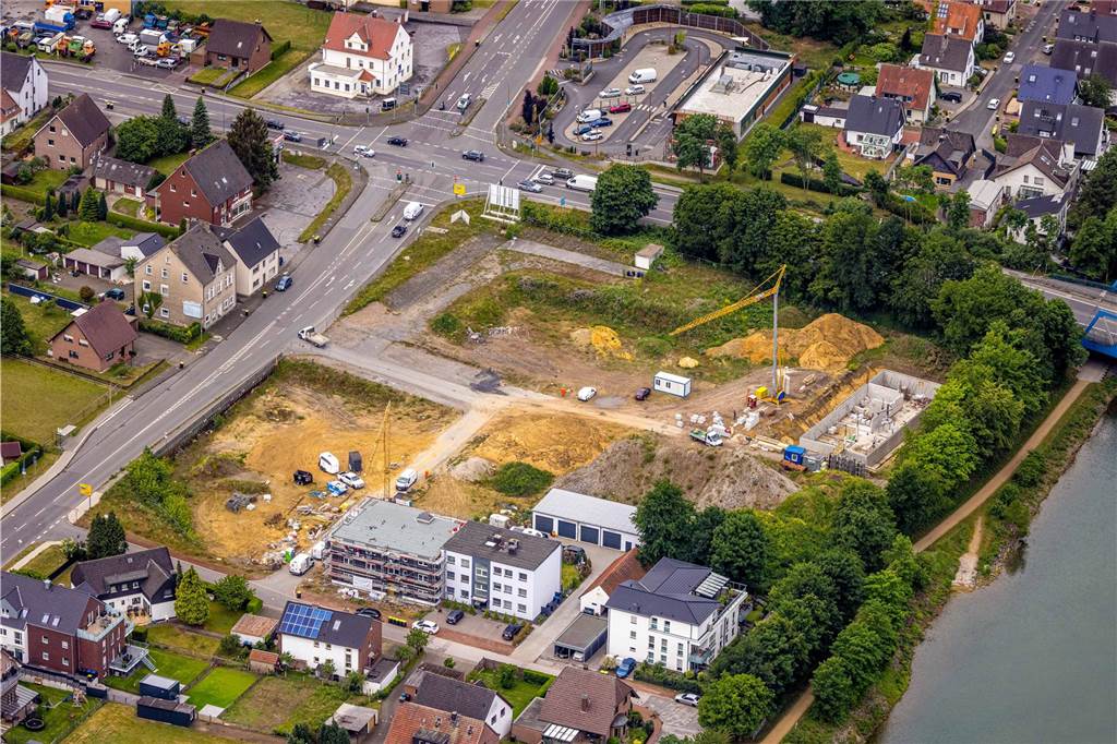 Wie die Parteien in Haltern den Wohnungsmarkt entschärfen wollen Das Foto zeigt ein Luftbild von Bossendorf.
