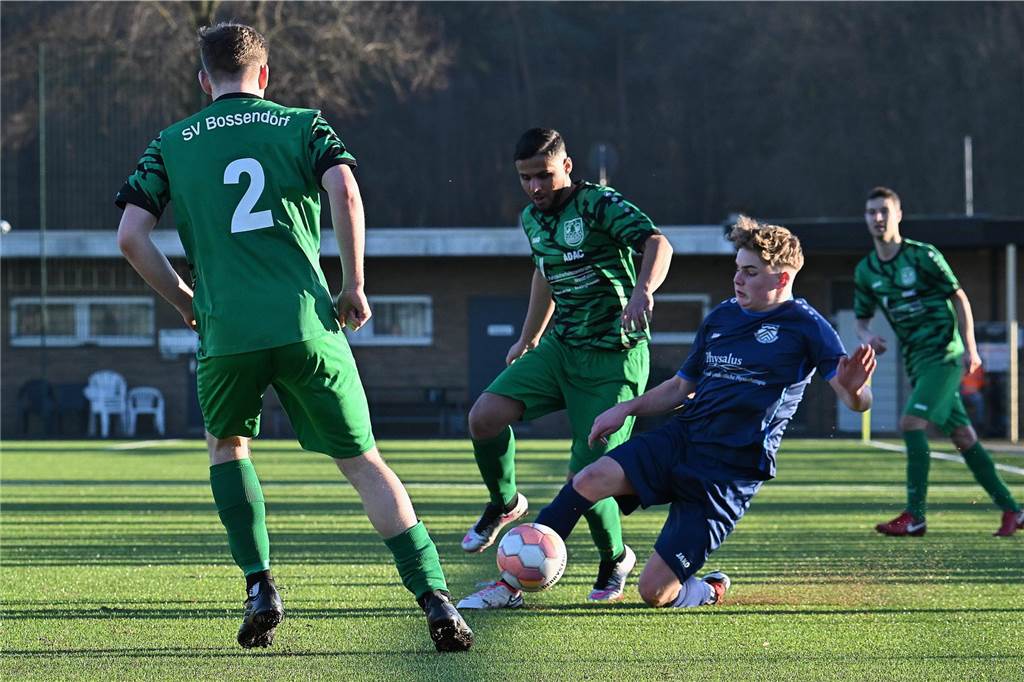 In Bossendorf setzte sich das höherklassige Team durch: B-Ligist SV Bossendorf schlug C-Ligist Concordia Flaesheim II mit 6:1.