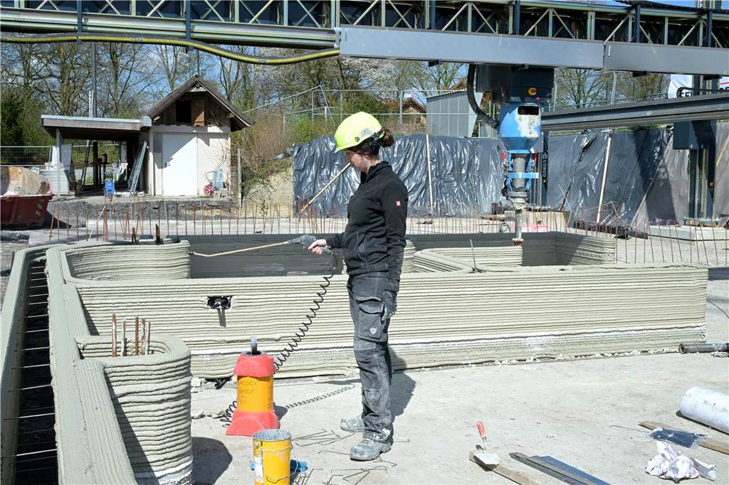 In Capelle entsteht gerade ein neues Vereinsheim. Es wird im 3D-Verfahren gedruckt.