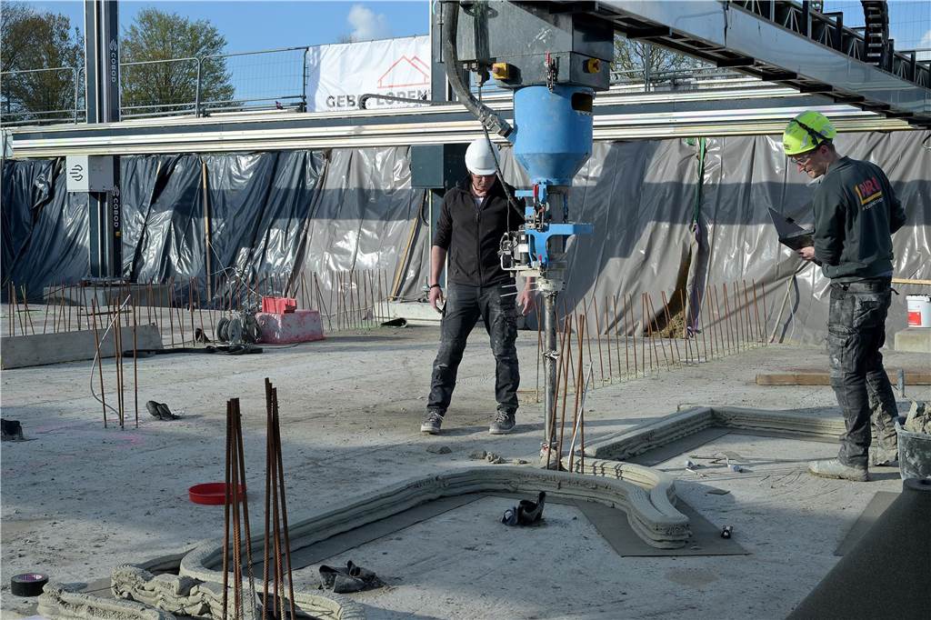 In Capelle entsteht gerade ein neues Vereinsheim. Es wird im 3D-Verfahren gedruckt.