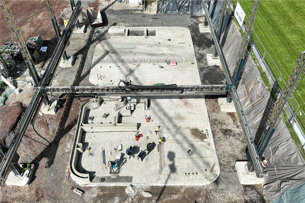 In Capelle entsteht gerade ein neues Vereinsheim. Es wird im 3D-Verfahren gedruckt.
