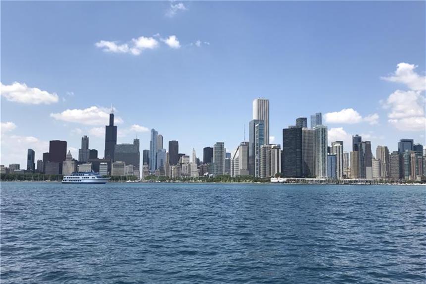 Neues Architekturzentrum öffnet in Chicago In Chicago eröffnet ein neues Architekturzentrum. Hier sind dann Ausstellungen über berühmte Wolkenkratzer zu sehen. Foto: Stephanie Ott