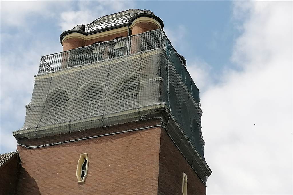 Kulturzentrum erhält Glockenspiel: Mengedern schlägt jetzt die Stunde In den Bögen des Saalbau-Turms soll das Glockenspiel angebracht werden.