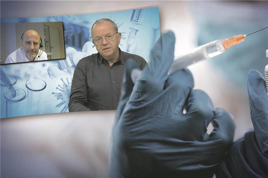 Dr. Schaaf im Videogespräch: Corona-Mutation hier bisher nicht gefunden – noch nicht In den Kliniken sind die Impfungen der Mitarbeiter angelaufen. Das ist neben der gefährlichen Virus-Mutation eines der Themen, das Ulrich Breulmann im Videogespräch mit Dr. Bernhard Schaaf, dem Chef der Lungenklinik Dortmund, erläutert.