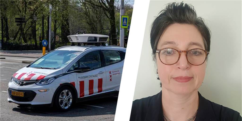 Falschparker: Ein Auto soll 20 Kontrolleure ersetzen – Simone Dorka will die Technik hier einführen In den Niederlanden sind solche Autos schon zur Parksünder-Kontrolle unterwegs. Simone Dorka möchte die Technologie nach Dortmund bringen.