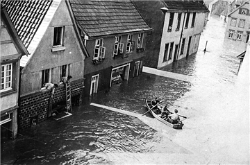 In den Straßen von Günne stand das Wasser meterhoch.