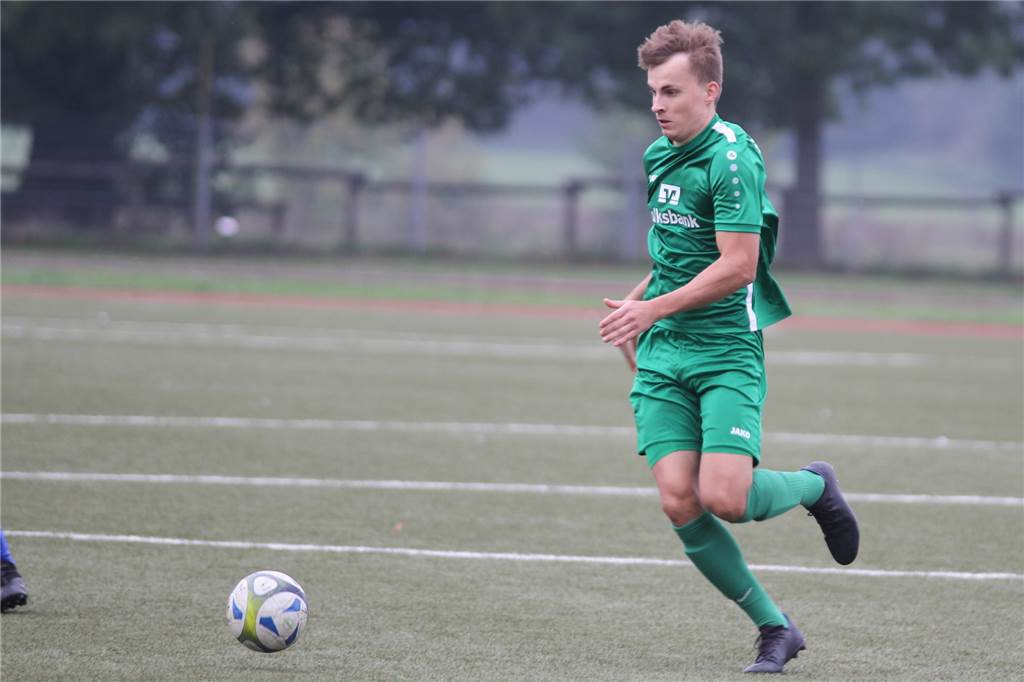 Spieler des SuS Olfen macht zu Jahresbeginn eine Grenzerfahrung In der Bezirksliga läuft Niklas Mählmann für den SuS Olfen auf.