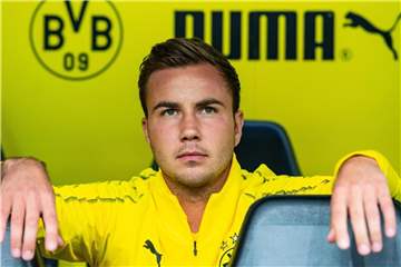 In der DFB-Warteschleife: Mario Götze. Foto: Guido Kirchner