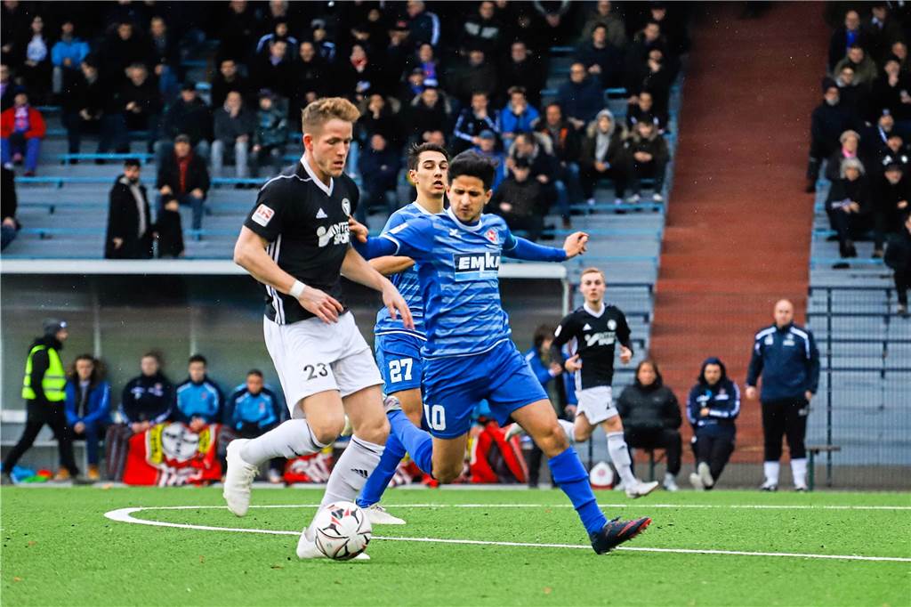 „Haben unsere Offensivkraft gefunden“: Der TuS Haltern schließt seine letzte Planstelle In der kommenden Saison spielen Lukas Diericks (l.) und Ilias Anan zusammen beim TuS Haltern.
