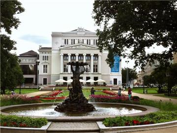 In der lettischen Nationaloper wird Wagners «Rienzi» gegeben. Foto: Alexander Welscher
