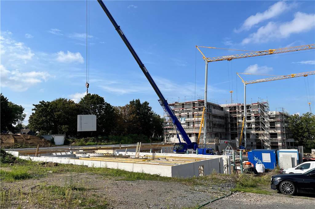 Demenz-WG neben einer Kita: In Katharinenhöfen sind Pioniere am Werk Baustelle Katharinenhöfe