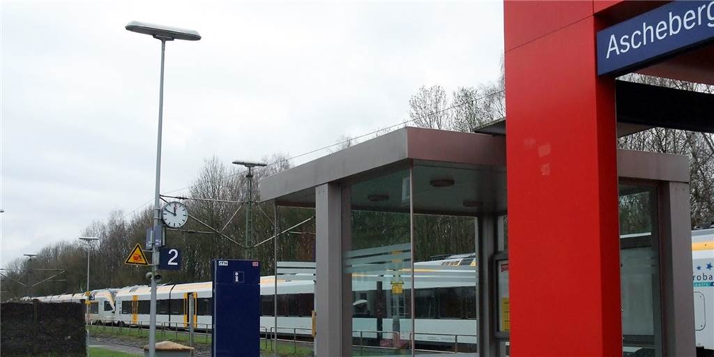 In Bahnhofsnähe: Neues Wohngebiet in Ascheberg geplant Blick auf den Bahnhof Ascheberg