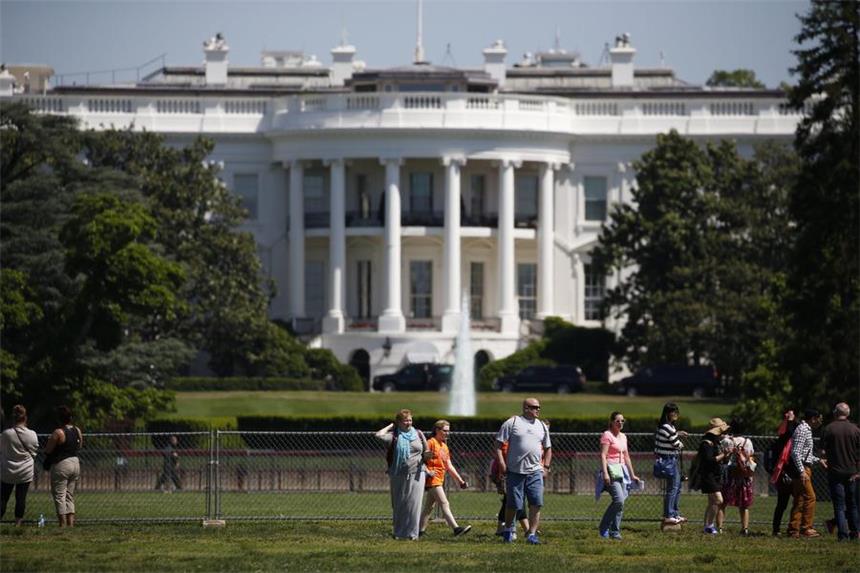 Secret Service schießt auf Mann nahe Weißem Haus In der Nähe des Weißen Hauses wurde der Mann nieder geschossen.