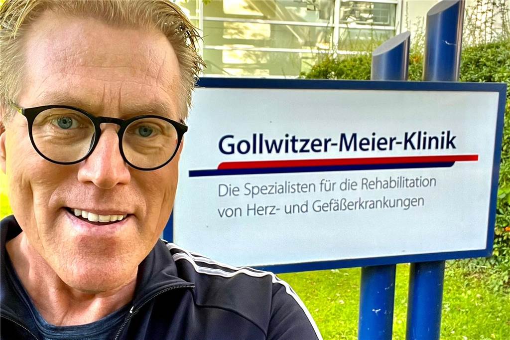 Norbert Heisterkamp hatte vor schwerer Herz-OP „zum ersten Mal Angst“ Norbert Heisterkamp vor der Reha-Klinik