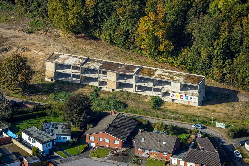 Kita in Wethmar schließt doch nicht – zumindest vorerst Waldrand in Lünen-Wethmar von oben