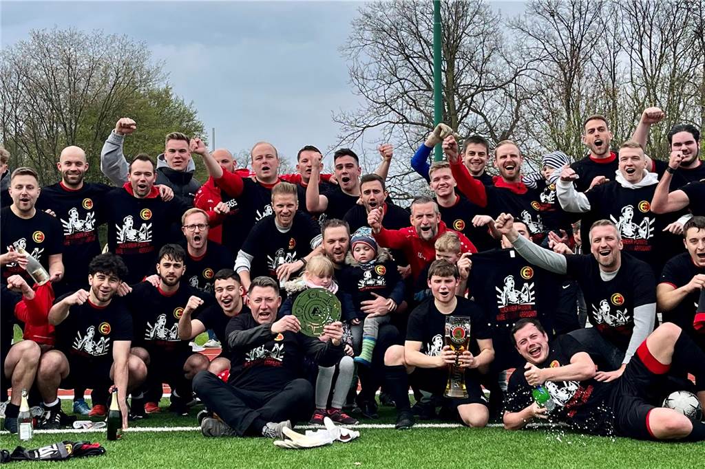 Ahsen II und Meckinghoven II hoffen: Gibt es eine Chance für die Vize-Meister der C-Ligen? In der Saison 2022/23 stieg die Spvgg. Erkenschwick als Meister der Kreisliga C4 in die Kreisliga B auf.