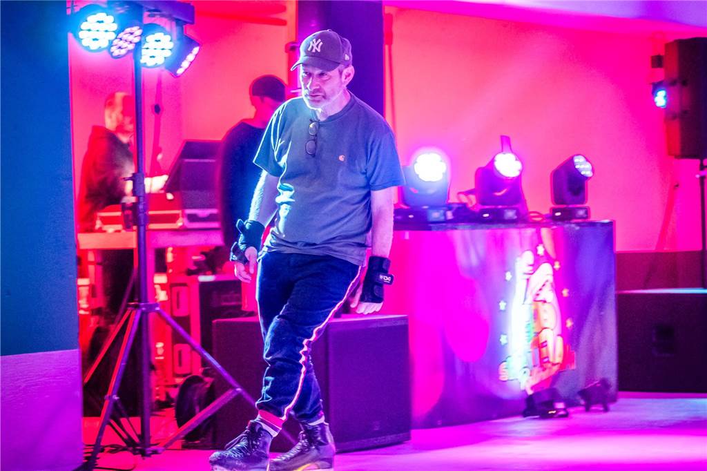 In der Tiefgarage am Westentor gab es wieder eine Rollerdisco.