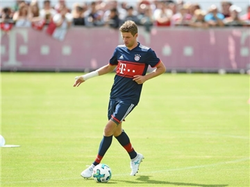 In diesem Jahr absolviert Thomas Müller die volle Vorbereitung. Foto: Andreas Gebert
