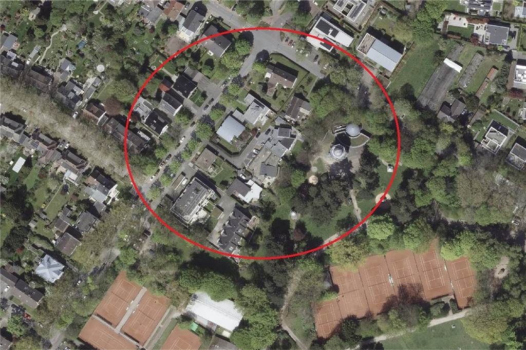 Ein Schnäppchen? Haus am Stadtgarten wird unter Verkehrswert versteigert Luftbild aus Recklinghausen