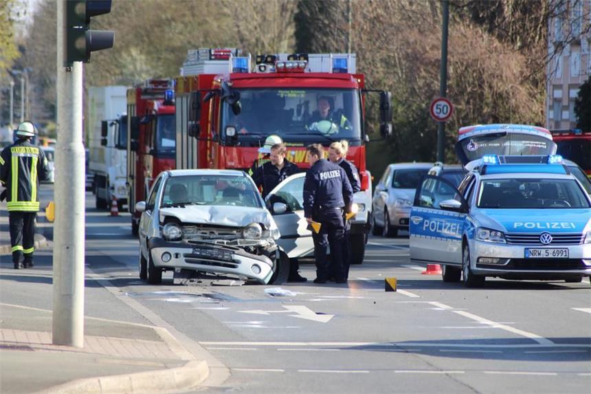 Schwerter (57) bei Unfall schwer verletzt In diesem Wagen saß der Mann, der schwer verletzt wurde.