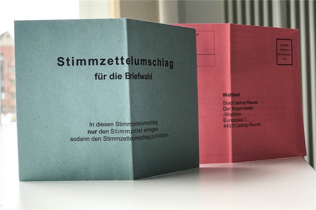 40 Parteien stehen zur Wahl - alle Informationen zur Europawahl in Castrop-Rauxel In diesen Umschlägen wird der Stimmzettel verschickt. Den Wahlbrief können die Wähler kostenfrei per Post zurückschicken.