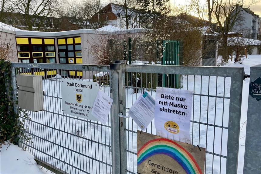 Virus-Mutation in Kitas: Stadt Dortmund startet groß angelegte Untersuchung In dieser Kita an der Uhlandstraße in der Nordstadt wurde eine Erzieherin positiv auf die Corona-Mutation B.1.1.7 getestet.