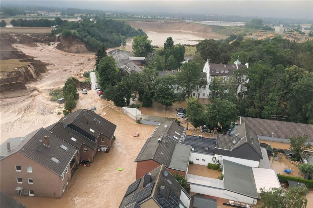 Halterner sammeln Hilfsgüter für Hochwasseropfer im Rhein-Erftkreis In Erftstadt-Blessem sind einige Häuser eingestürzt.