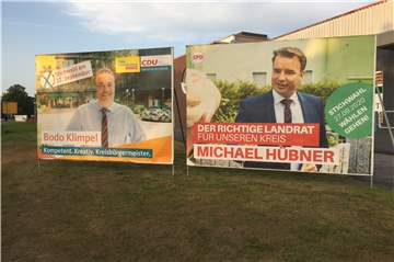 In Haltern wird nun aktiv für die Stichwahl am 27. September geworben.