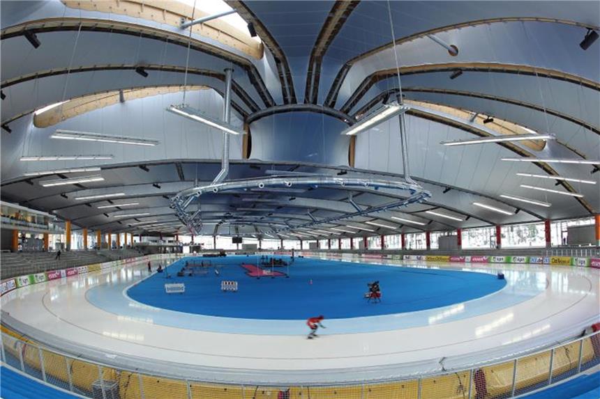 Tiroler wollen keine Olympia-Bewerbung In Inzell hätten die Eisschnelllaufwettbewerbe stattfinden sollen. Foto: Friso Gentsch