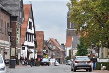 In kleineren Orten, wie hier in Nordkirchen, aber auch in Selm und Olfen stehen keine Streiks im Einzelhandel auf der Liste der Vereinten Dienstleistungsgewerkschaft Verdi.
