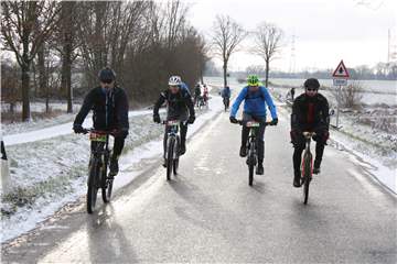 In kommenden Jahr wird im Januar kein Münsterland-CTF stattfinden. Das Bild zeigt die 10. Crosscountry-Tour des RSC Werne im Rahmen der Westfalen Winter Bike Trophy.
