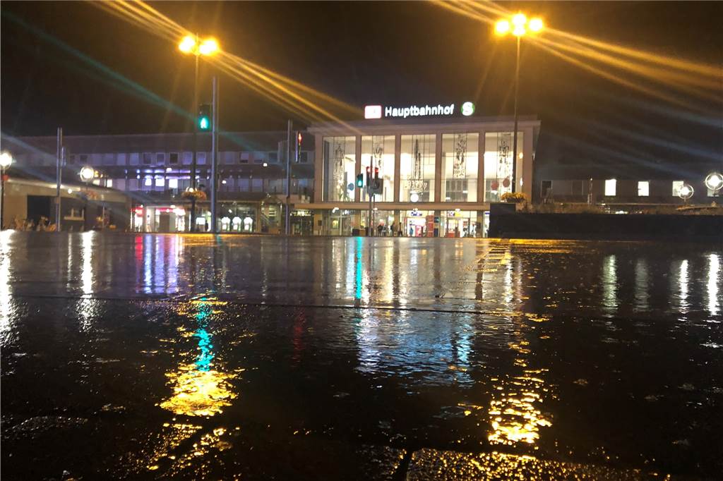 In kurzer Zeit fielen große Mengen Regen in Dortmund.