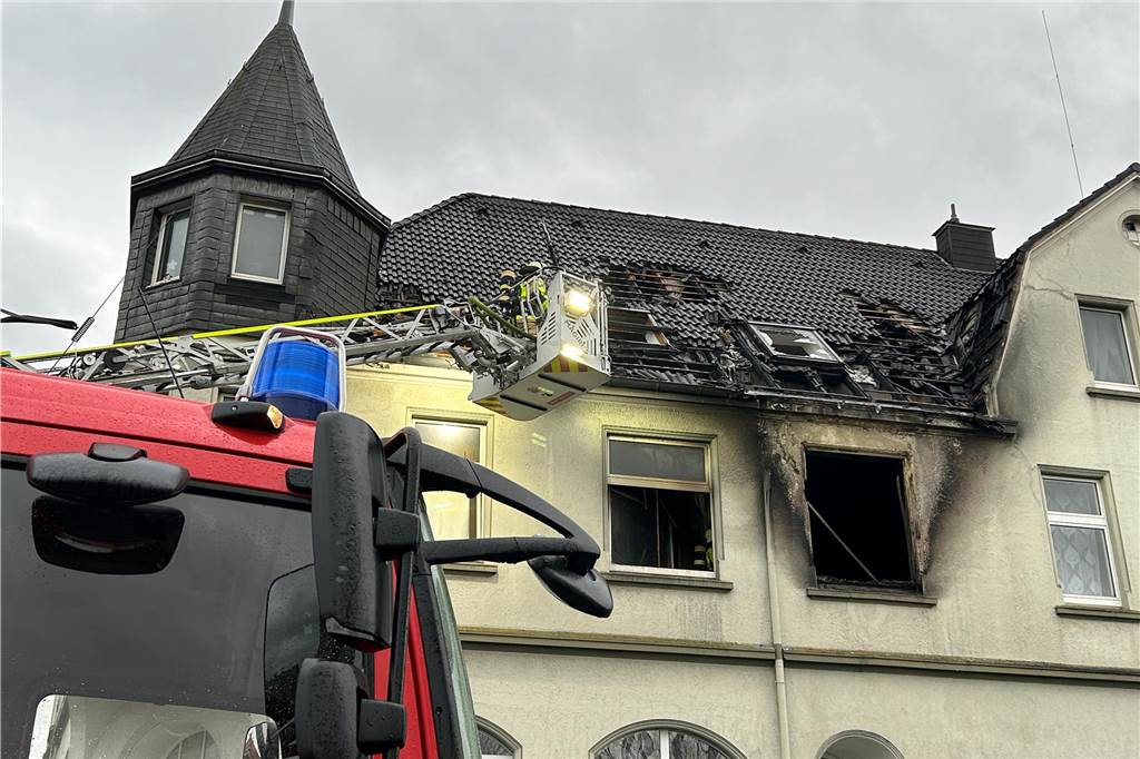 Feuerwehr im Einsatz in Niederaden