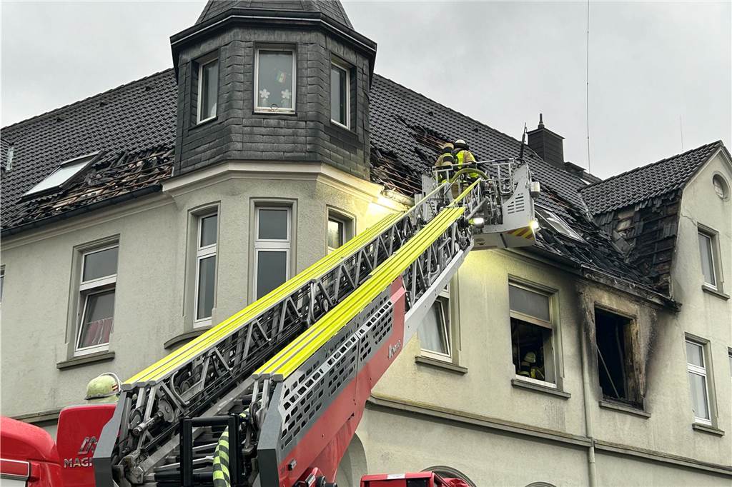 Feuerwehr im Einsatz in Niederaden