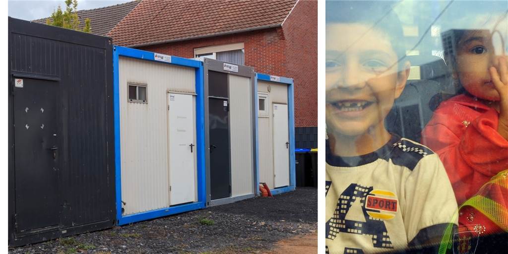 Flüchtlingsunterbringung: Gemeinde sucht neue Standorte In Nienborg stehen bereits Container für die Unterbringungen von Flüchtlingen. Doch die Gemeinde sucht weitere Möglichkeiten für die Unterbringung.