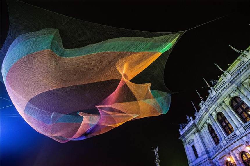 Prag zeigt im Oktober Licht-Installationen In Prag startet am 11. Oktober zum sechsten Mal das Signal-Festival. Foto: Filip Singer/Archiv