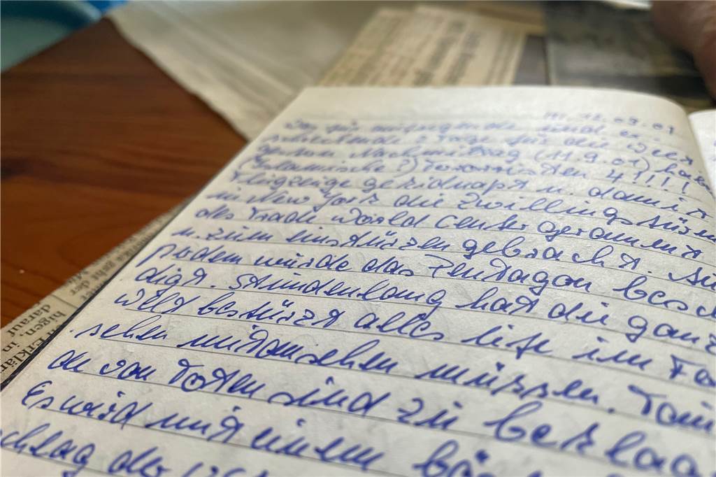Erinnerungen an 9/11: „Wir haben miteinander gesprochen und geweint“ In seinem Tagebuch hat Hubert Kersting aufgeschrieben, wie er den 11. September 2001 erlebt hat.