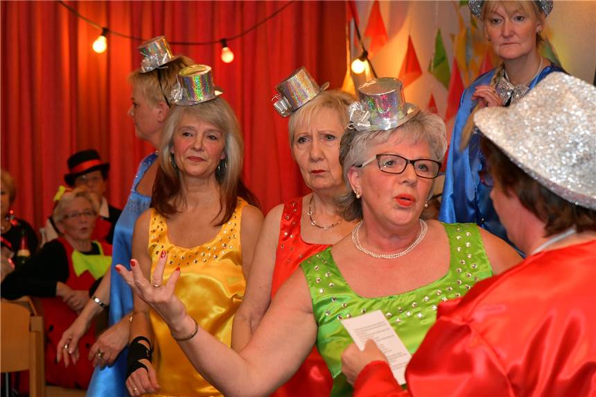 In St. Gottfried sorgte die Theatergruppe der kfd für gute Stimmung.