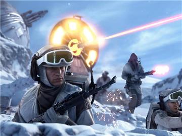 In «Star Wars: Battlefront» können Fans der Sternensaga die großen Schlachten mit und gegen Freunde ausfechten. Screenshot: Electronic Arts Foto: Electronic Arts