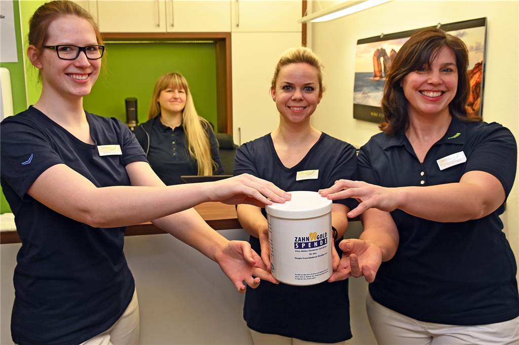 Patienten in Dorsten spenden Zahngold für guten Zweck - Verein warnt vor Betrügern Vereinigung der Dorstener Zahnärzte sammelt Zahngold