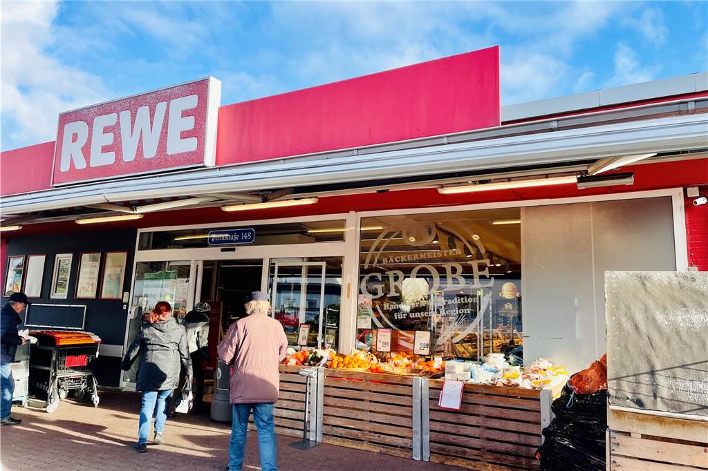 Neues Grobe-Backcafé soll neuer Mittelpunkt in Wellinghofen werden Bäckerei Grobe bei Rewe Wellert in Wellinghofen