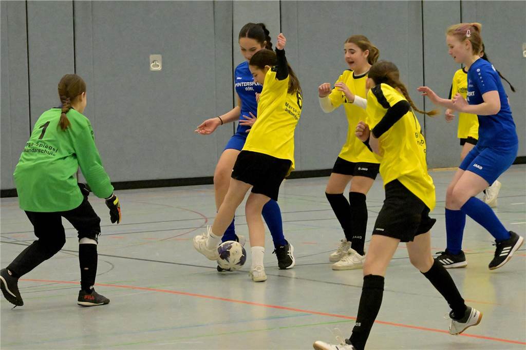 In Werne fanden die Hallenfußballstadtmeisterschaften der Schulen statt.