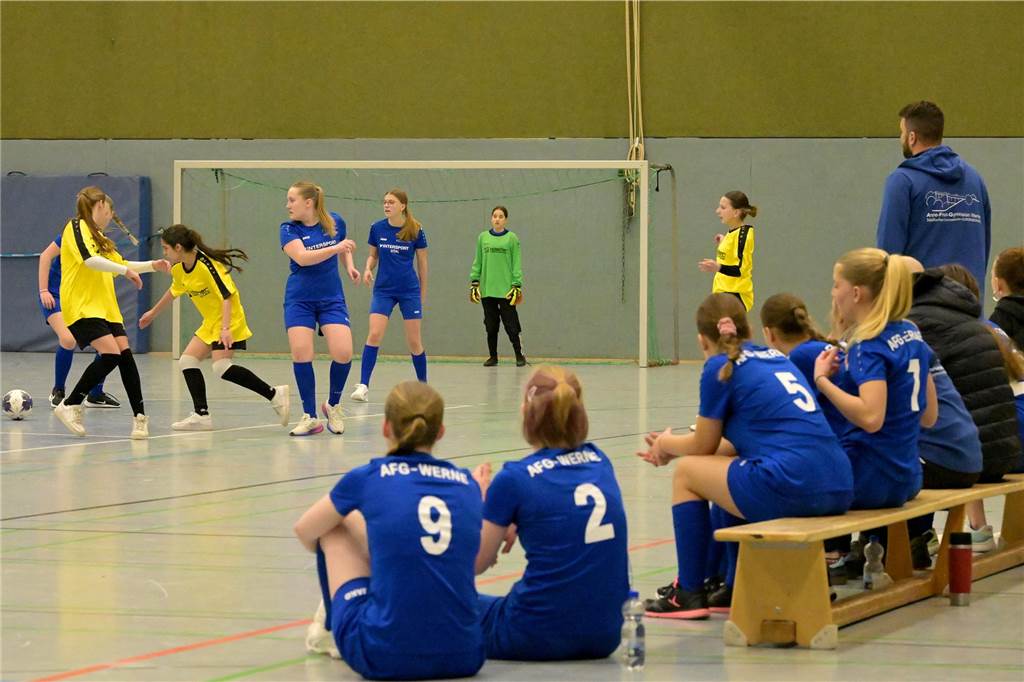 In Werne fanden die Hallenfußballstadtmeisterschaften der Schulen statt.