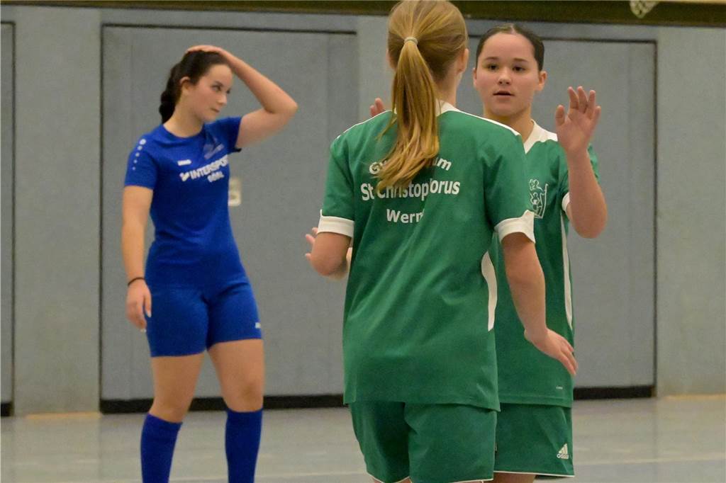 In Werne fanden die Hallenfußballstadtmeisterschaften der Schulen statt.