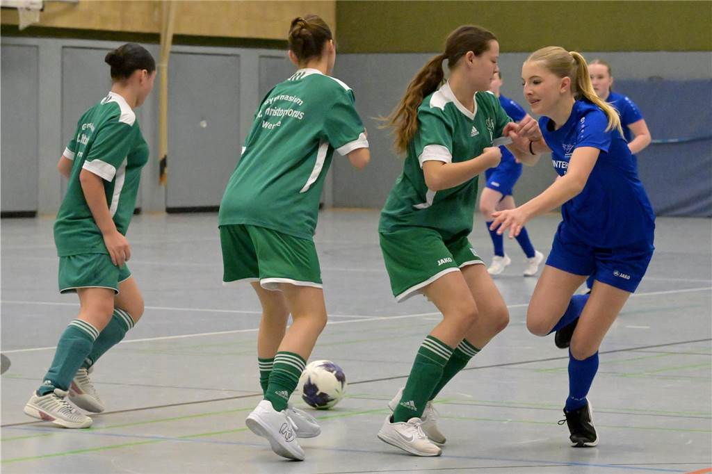 In Werne fanden die Hallenfußballstadtmeisterschaften der Schulen statt.