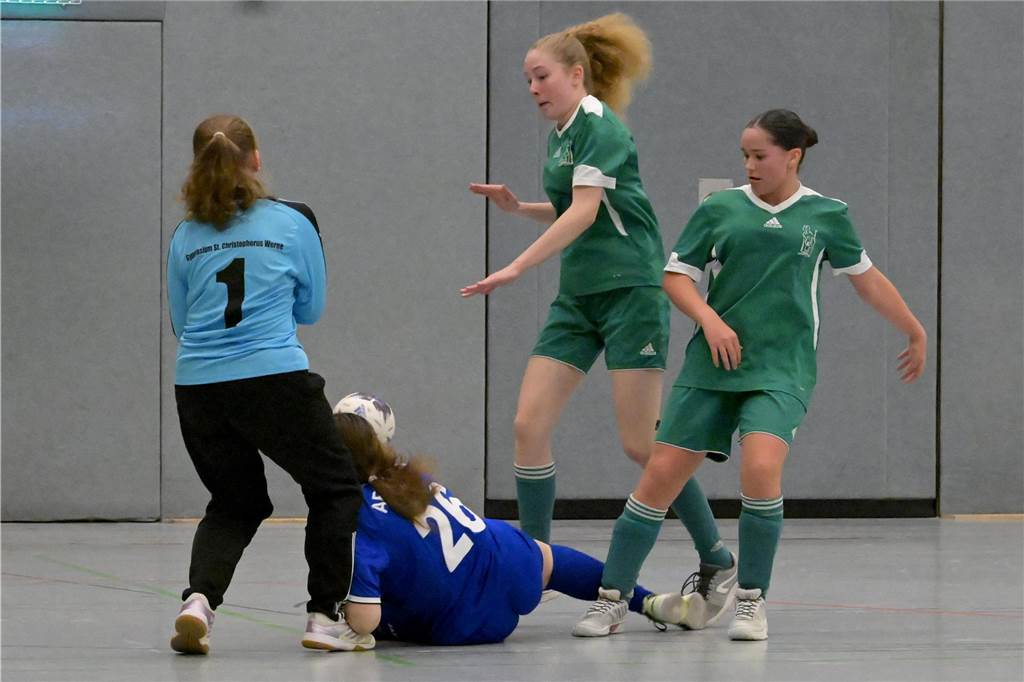 In Werne fanden die Hallenfußballstadtmeisterschaften der Schulen statt.
