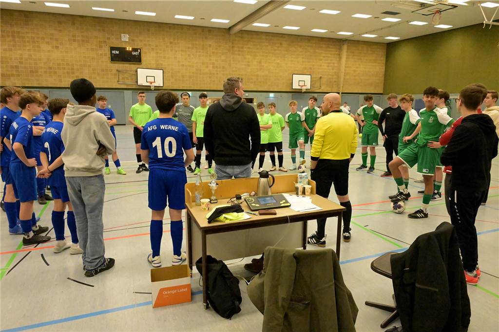 In Werne fanden die Hallenfußballstadtmeisterschaften der Schulen statt.