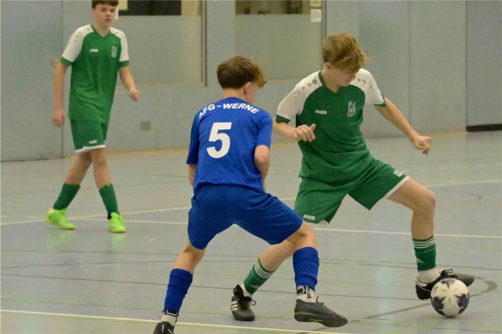 In Werne fanden die Hallenfußballstadtmeisterschaften der Schulen statt.